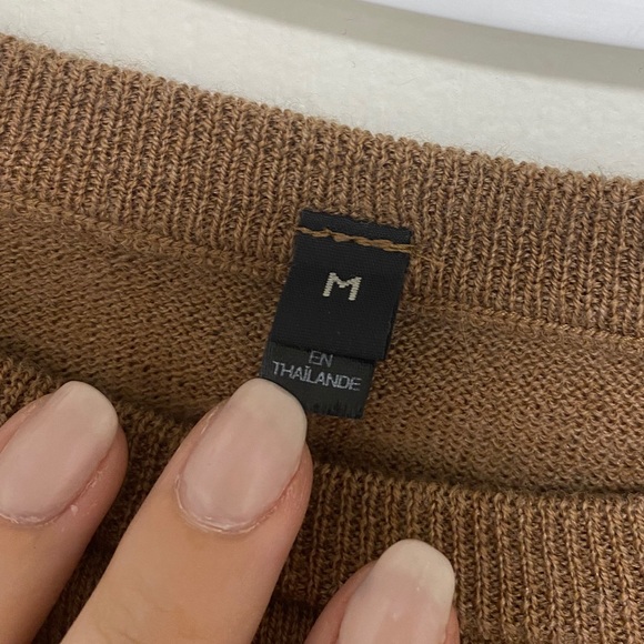 Brown Wool Sweater - Picture 3 of 5